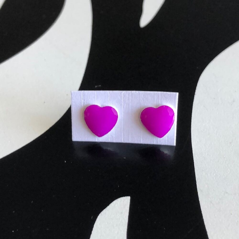 4 for $20 Purple Heart Stud Earrings